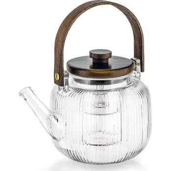 Konvice na čaj Borokrzemowy dzbanek na herbatę ze szklanym zaparzaczem TADAR Aurora 1 l