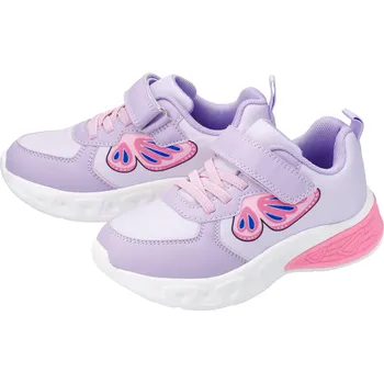 Dívčí tenisky lupilu® Dětská volnočasová blikající obuv (lila fialová, 30)