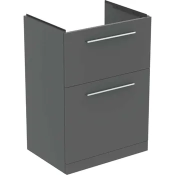 Nábytek Ideal Standard i.Life A - Umyvadlová skříňka, 60x44x85 cm, 2 zásuvky, šedý matný křemen T5273NG