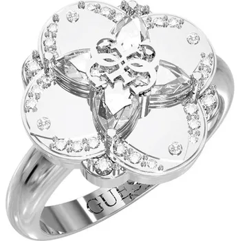 Prsten Guess Luxusní ocelový prsten s květinou Wild Flower JUBR05506JWRH 52 mm + 2 měsíce na vrácení zboží