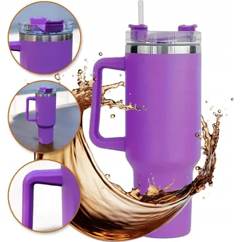 Termohrnek VELKÝ OBJEMNÝ TERMOHRNEK S UCHEM TERMOSKA 1L