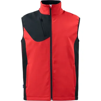 Pánská vesta ProJob | 3702 Softshellvest red 4XL Vesta (pracovní)