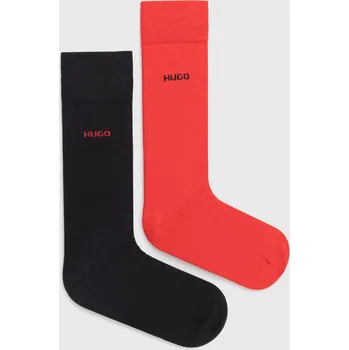 Ponožky HUGO 2P RS UNI CC 50468099 červená 33X, vel. 43-46