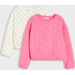 Sinsay - Mikina s kulatým výstřihem 2 pack - vícebarevná - 555HN-MLC - 555HN-MLC-128