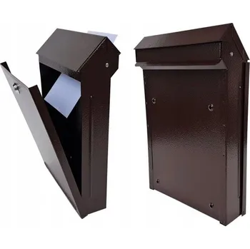 Poštovní schránka Poštovní schránka vhoz Metal-Bud hnědá