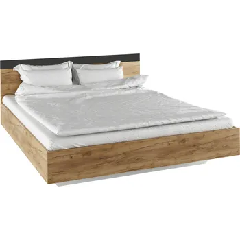 Ložnicová sestava Manželská postel, 180x200, dub artisan/antracit, GABRIELA