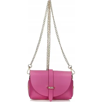 Toscanio kabelka přes rameno přírodní kůže fialová