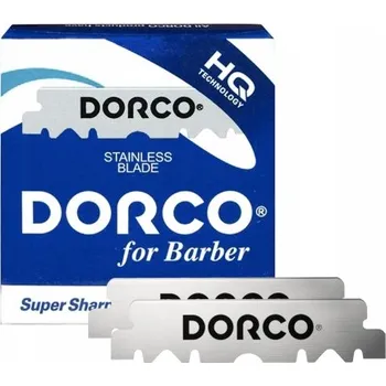 Břitva na holení Půlené žiletky na holení Dorco Razor Blades single edge, 100 ks