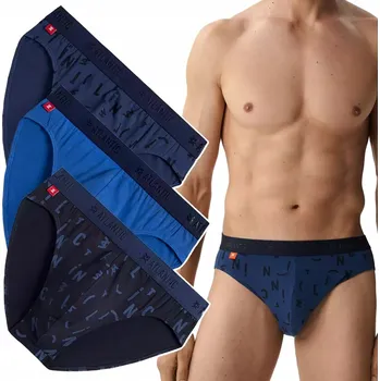 Slipy Pánské slipy Atlantic 3MP-161 BAVLNĚNÉ přiléhavé 3 - XL