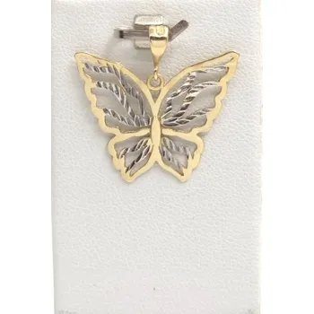 Přívěsek Zlatý přívěsek Motýl, 1,22 g, Au 585