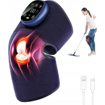 Masážní přístroj MASÁŽNÍ PŘÍSTROJ NA KOLENA S OHŘEVEM A VIBRACEMI PRO ARTRITIDU, ISCHIAS A NATRŽENÍ MENISKU