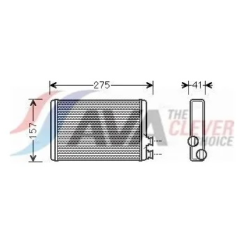 Výměník tepla Výměník tepla, vnitřní vytápění AVA COOLING SYSTEMS CNA6305