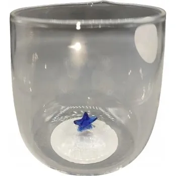 Sklenice Sklenice na nápoje velká 470ml se zatavenou hvězdičkou