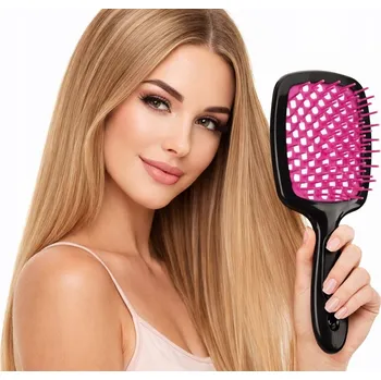 kartáč na vlasy Kartáč na vlasy pro husté a dlouhé vlasy, flexibilní, pro snadné rozčesávání