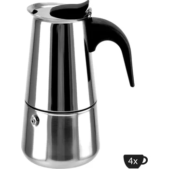 Kávovar Moka kávovar 4 šálky, Perfect Home 72005 nerez