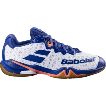 Pánská sálová obuv Pánská sálová obuv Babolat Shadow 4 Men White/Blue Navy EUR 45