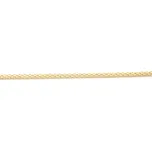 Zlatý náramek lankovitý s velkou karabinou