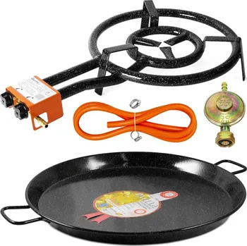 Pánev Perfect Home Pael-73 Paella pánev 65 cm s hořákem a hadicí, 3ks