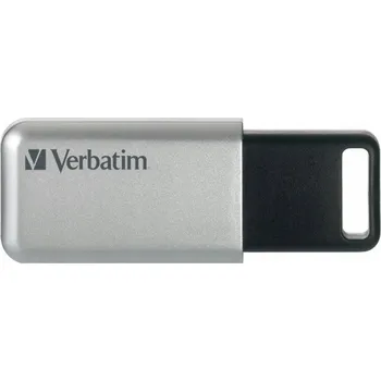 USB flash disk USB flash disk Verbatim Secure Pro 64 GB USB 3.0 stříbrný