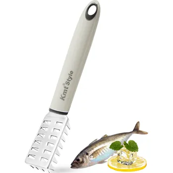 Kuchyňská škrabka Kmt Style 5403859 Kovová škrabka na ryby 20x3,5cm