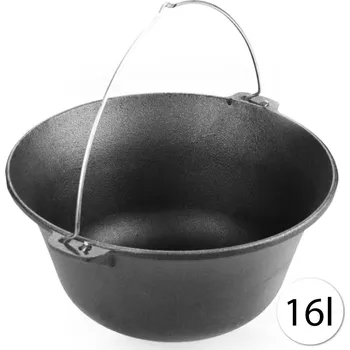 kotlíky Perfect Home 15509 Litinový kotlík na guláš, 16 L, šedý