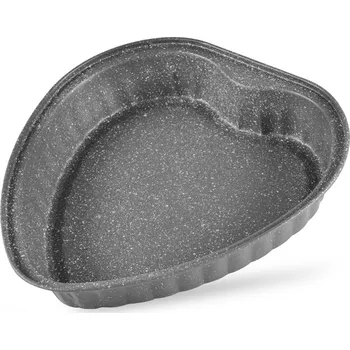 Forma na pečení Zurrichberg ZB-2033 Ocelová forma na koláč ve tvaru srdce, 27,5x27x4,5cm