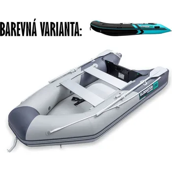 Člun člun GLADIATOR AK280 AD Black-Turquoise Black-Turquoise one size One Size