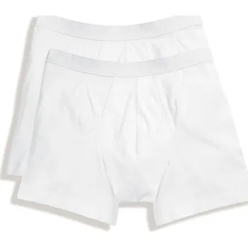 Boxerky F.O.L. | Classic Boxer 2-Pack white Spodní prádlo XXL