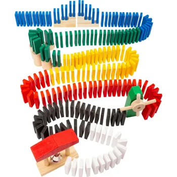 Domino Dřevěná domino dráha