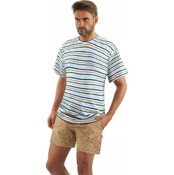 Sesto Senso pánské pyžamo 2651-03 krátký rukáv, velikost XL