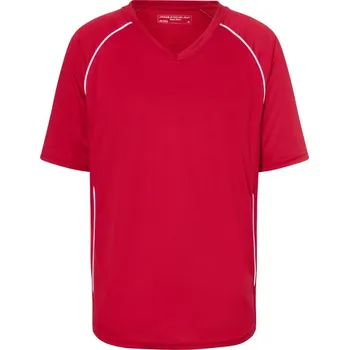 Pánské tričko Daiber | JN 386 red/white M Tričko