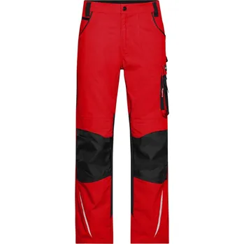 montérky Daiber | JN 832 (94-110) red/black (98) Kalhoty (pracovní)