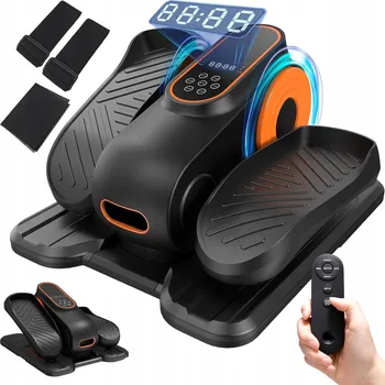 Masážní přístroj ELEKTRICKÝ ELIPTICKÝ TRENAŽÉR POD STŮL MASÁŽNÍ PŘÍSTROJ NA NOHY, 2 REŽIMY, LED DISPLEJ