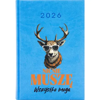 Kalendář Knižkový kalendář 2026 A5 FunnyCase modrý