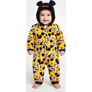 Kojenecký overall Pyžamo pro chlapce - overal - myšák Mickey. Velikost 86 cm.