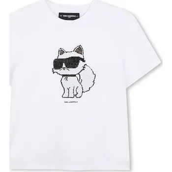 Chlapecké oblečení Dětské tričko Karl Lagerfeld Z31153.114.150 bílá 00X, vel. 138