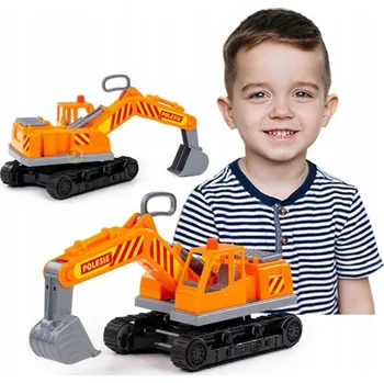 autíčko POLESIE pásový bagr otočný Monolit pohyblivá lžíce 3+