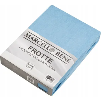 Prostěradlo Prostěradlo s gumou froté 160x200 +30cm, modrá světle modrá