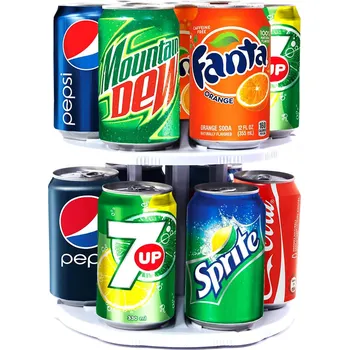 HomePRO 1020 Dvoupatrový organizér na konzervy, plechovky, 22x14cm, bílý