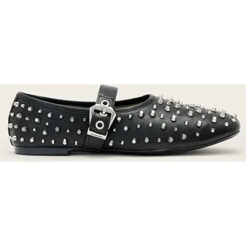 Dámské baleríny Kožené baleríny AllSaints Sabine Stud Shoe W088FE černá 99X, EUR 40