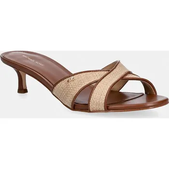 Dámské pantofle Pantofle MICHAEL Michael Kors Cassidy Kitten Sandal 40S6CSMS2D.230 béžová 80X, EUR 40