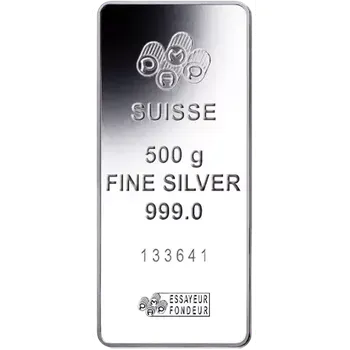PAMP 500g investiční stříbrný slitek