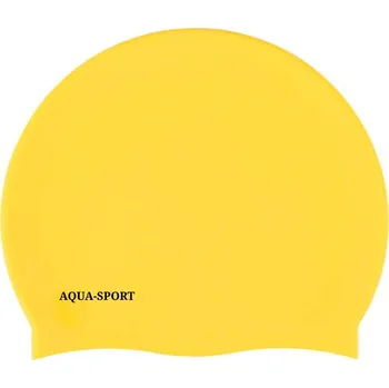 Plavecká čepice Silikonová plavecká čepice Aqua-sport žlutá