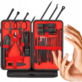 PROFESIONÁLNÍ SADA NA NEHTY PEDIKÚRA MANIKÚRA 24 DÍLŮ In_Stock