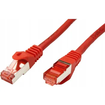 Síťový kabel Patchcord Roline S/FTP 6 RJ45 / RJ45 3 m červený