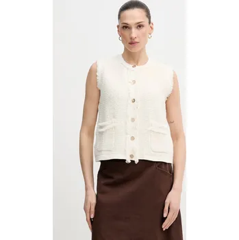 Dámská vesta Bavlněná vesta Pedro del Hierro 5503019 béžová 01X, vel. XS