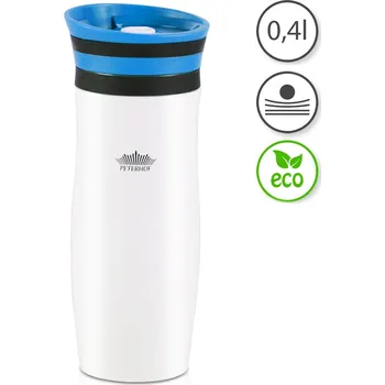 Termohrnek Peterhof PH-12413 termohrnek 0,4L, Sadio, bílo-modrý