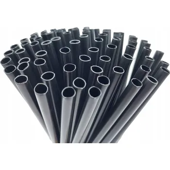 Plastová Brčka 7/220 mm 500 kusů Shake černá Jumbo PapStar