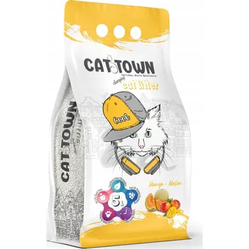 Podestýlka pro kočku STELIVO PRO KOČKY BENTONITOVÝ/HRUDKUJÍCÍ/VŮŇOVÝ CAT TOWN MANGO-MELON 5 L