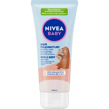 NIVEA BABY Pečující krém na obličej a tělo 100 ml